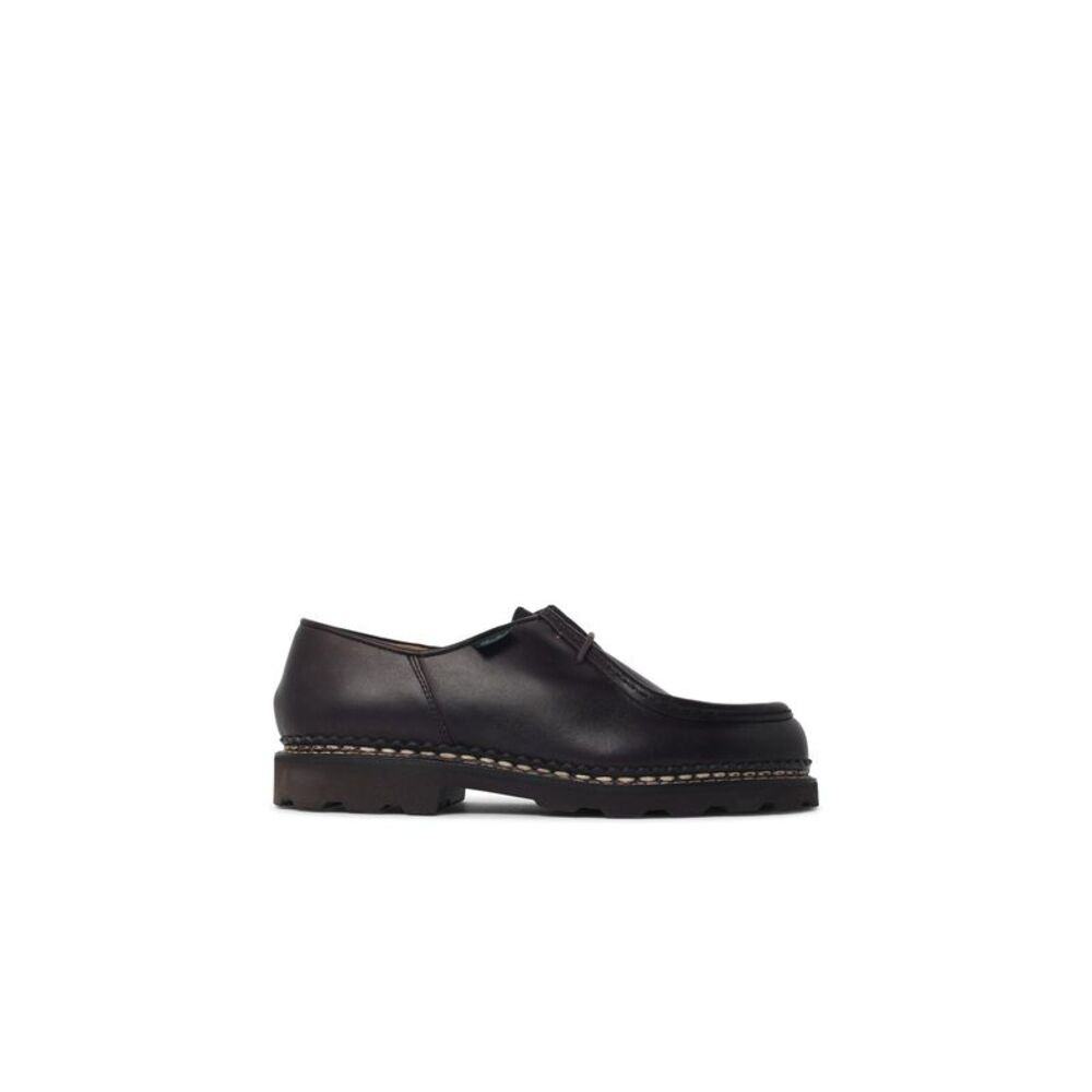 Paraboot 'Michael' Brown Leather Loafers 'Lisse Cafè' Men